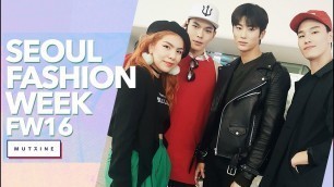 '서울패션위크 Vlog | Seoul Fashion Week FW16 with Mutzine'
