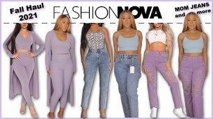 'Mom Jeans (Size 7) and Jackets | Fashion Nova Try On Haul Fall 2021'