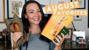 'AUGUST FAVORITES (My beauty, fashion, book, and app faves)'