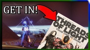 'TIPS on how to WIN Destiny\'s Threads of Light Fashion Contest! (Breaking down my Warlock entry!)'