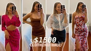 '$1500 AUSTRALIAN CLOTHING HAUL 2020 | Zara, David Jones & More'