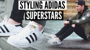 How To Style Adidas Superstars | Mens Fashion 2018 Spring Lookbook | Sneaker Comparison