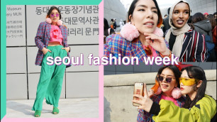'Hanging out at Seoul Fashion Week! FW2018 서울패션위크'