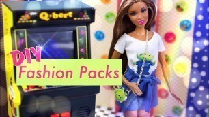 'DIY - How to Make: Custom Doll Fashion Packs PLUS Barbie Toy Story 4 Fashion'