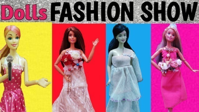 '#100BarbieDollGames | Exciting Doll\'s Fashion Show ! | Beautiful Dresses ! | Fashion Show in Hindi'