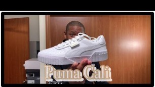 'Puma Cali all white/white review must have all white sneakers for females'