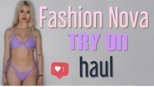 'I tried on $700 of Fashion Nova... Try On Haul | Lauren Burch'