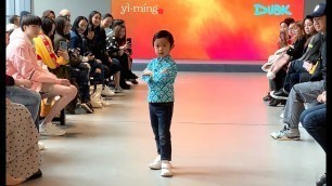 'Yi-ming Cheongsam Qipao Kids wear Fashion Show X DUSK Modeling School HK Kids Catwalk Competition'