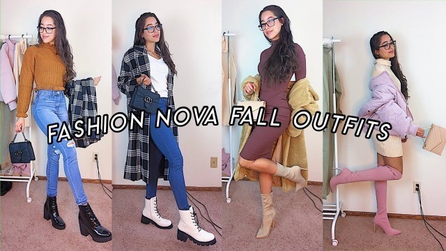 'Fashion Nova Fall Outfits//Fall Outfits From Fashion Nova 2021!'