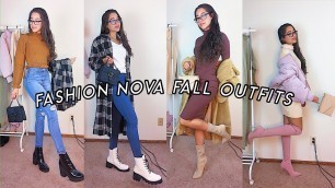 'Fashion Nova Fall Outfits//Fall Outfits From Fashion Nova 2021!'