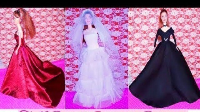 'Beautiful Barbie doll dresses|Top 10 beautiful doll dresses|Royal designs for Barbie doll dresses|'