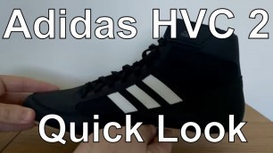 Adidas HVC 2 Wrestling Shoes | Quick Look | 360° Tour | Powerlifting Shoes Review