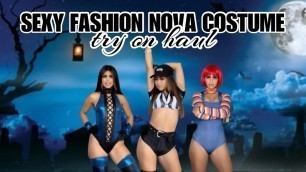 'Sexy Fashion Nova Costume Try On Haul'