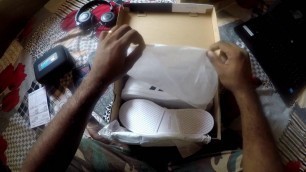 'ADIDAS VS SET WHITE SNEAKERS UNBOXING!!!!'