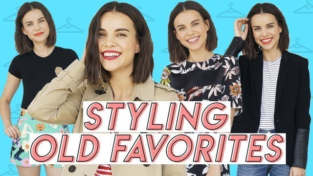 'How I Keep Old Clothes New! Re-Styling My Fashion Faves | Ingrid Nilsen'