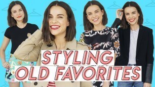 'How I Keep Old Clothes New! Re-Styling My Fashion Faves | Ingrid Nilsen'