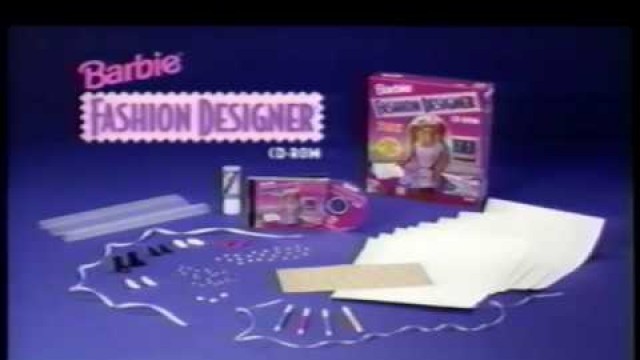 'Barbie Fashion Designer CD ROM from Mattel (1996)'