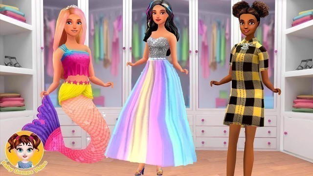 'Barbie Fashion Closet - Dress Up Barbie Doll and Her Friends！'