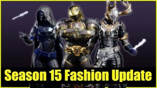 'Muffin\'s Season 15 Destiny Fashion Update'