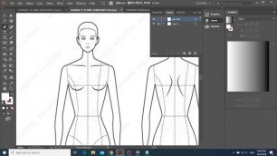 'How to Create a Fashion Croquis using Adobe Illustrator'