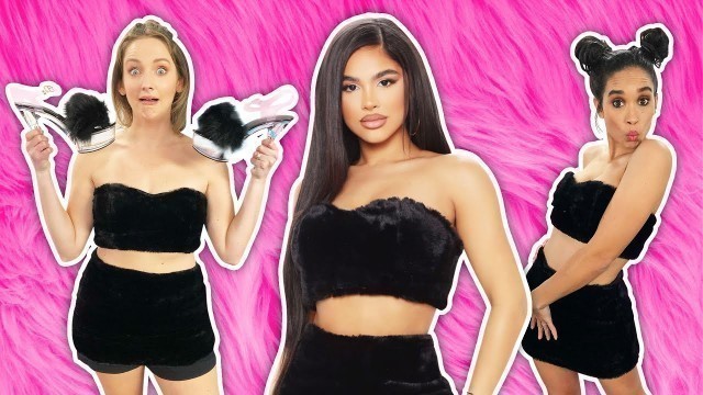 'Trying CRAZY Faux Fur Clothes from Fashion Nova!'