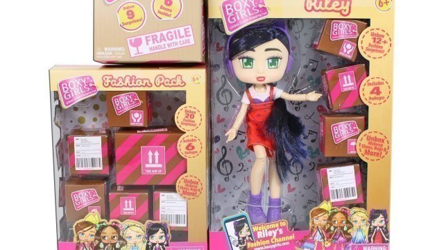 'Boxy Girls Doll Fashion Packs Blind Boxes Unboxing Toy Review'