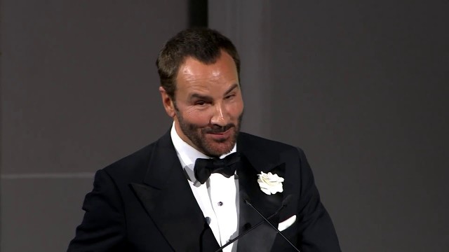 '2019 CFDA Fashion Awards: DVF and Tom Ford Share a Moment on Stage'