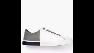 'U.S. Polo Assn. Men White & Grey Colourblocked Sneakers #shorts'