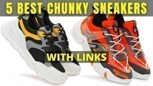 'Best CHUNKY SNEAKERS Under 1000 For Men || Amazon Great Indian Festival 2021 Best Sneakers For Men'