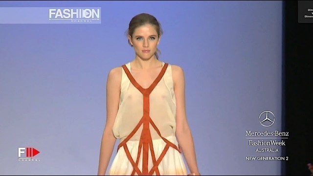 'NEW GENERATION 2 Spring Summer 2012 2013 Australian Fashion Week - Fashion Channel'