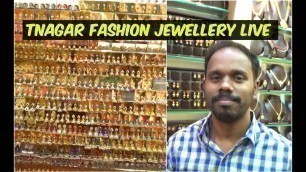 '#T.NagarStreetBazzar Fashion Jewellery Direct Review Vlog #1 || J K Fancy Store Chennai'