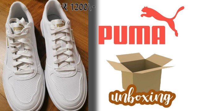 'PUMA IDP WHITE SNEAKERS UNBOXING | ONLY AT 1200 RUPEES | FLIPKART BIG BILLION OFFER'