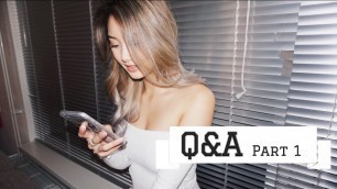 'Q&A PART 1 || FAVES/HOW TO\'s/MAKEUP/SKINCARE/FASHION'