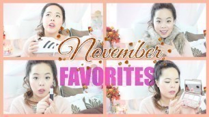 'November Favorites 2015 | Beauty + Fashion Faves'