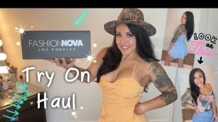 'Fashion Nova Try On Haul & Review End of Summer 2021| Unboxing'