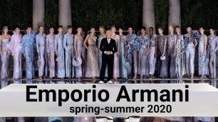 Emporio Armani spring-summer 2020 Milan Fashion week