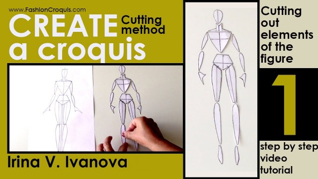 '1 fashion croquis cutting method intro'