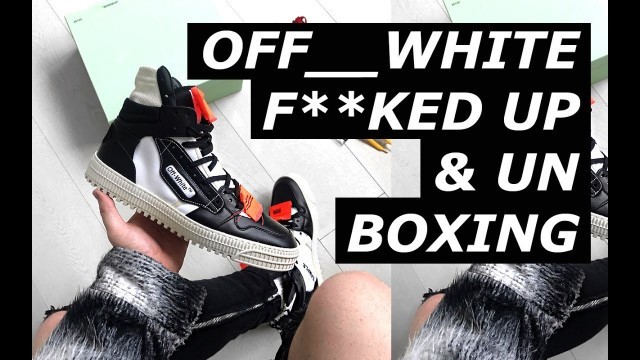'I RUINED $300 OFF-WHITE SNEAKERS + UNBOXING | Streetwear, Fashion Blogger, Hype, Haul | Gallucks'