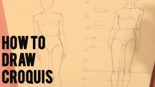 'How to draw basic fashion illustration and croquis #fashion #illustration #croquis'