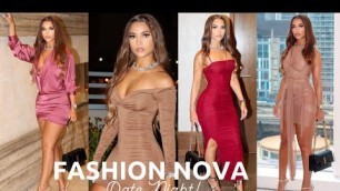 'FASHION NOVA TRY ON HAUL 2021 | DATE NIGHT/GOING OUT DRESSES | BEAUTYBEY'