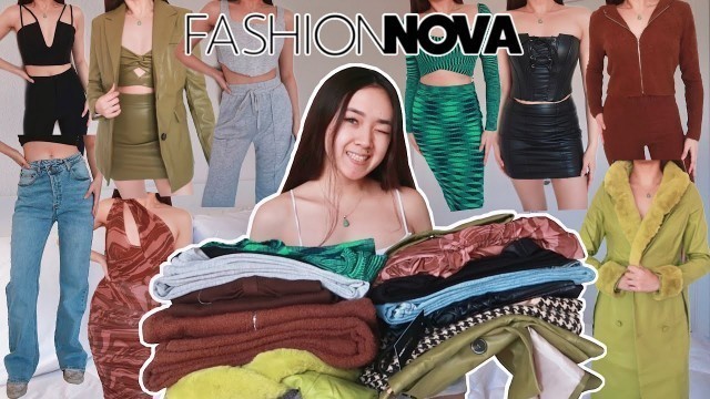 'HUGE FALL TRY-ON HAUL 2021 | Fashion Nova (trendy fall outfit ideas)'