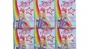 'JoJo Siwa Fashion Tags Blind Bags Unboxing Toy Review'