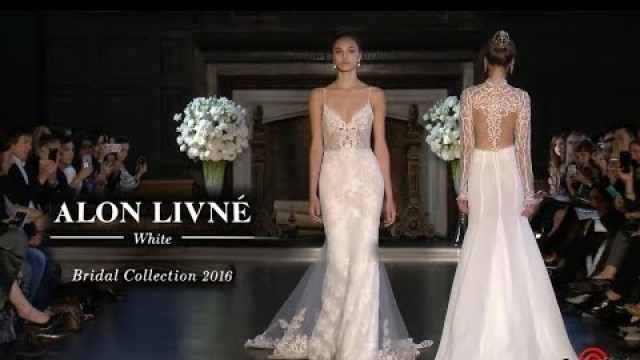 'ALON LIVINE WHITE Bridal Runway Fashion Show FW 2016 in NYC - 4 Cam Edit by FashionStock | EXCLUSIVE'