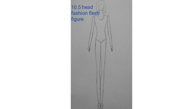'fashion designing /fashion illustration/10.5 fashion flesh figure (Croquis)drawing-2#shorts'