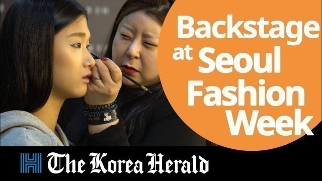 'Backstage at the 2018 F/W HERA Seoul Fashion Week'