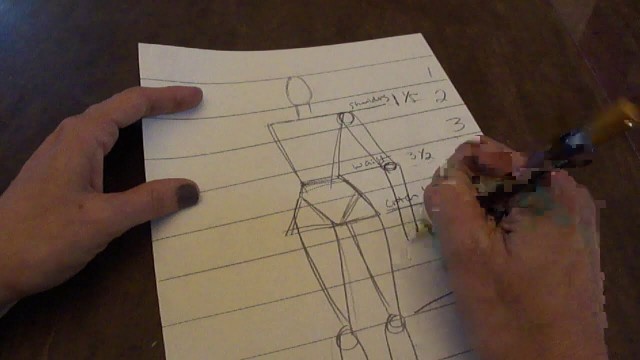 'Drawing Fashion Croquis'