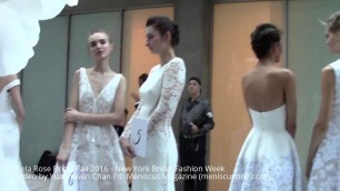 'Lela Rose Bridal Fall 2016 - New York Bridal Fashion Week - Meniscus Magazine'