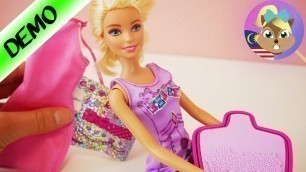 'Buat sendiri DRESS BARBIE dengan Set FASHION DESIGNER dari Mattel | Buat fesyen sendiri untuk Barbie'