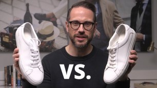 'Koio vs. Common Projects: Which Is Better? | Best White Leather Sneakers Menswear Review'
