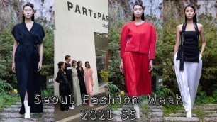 'PartsParts 2021SS Seoul Fashion Week Model VLOG || Grace나영'